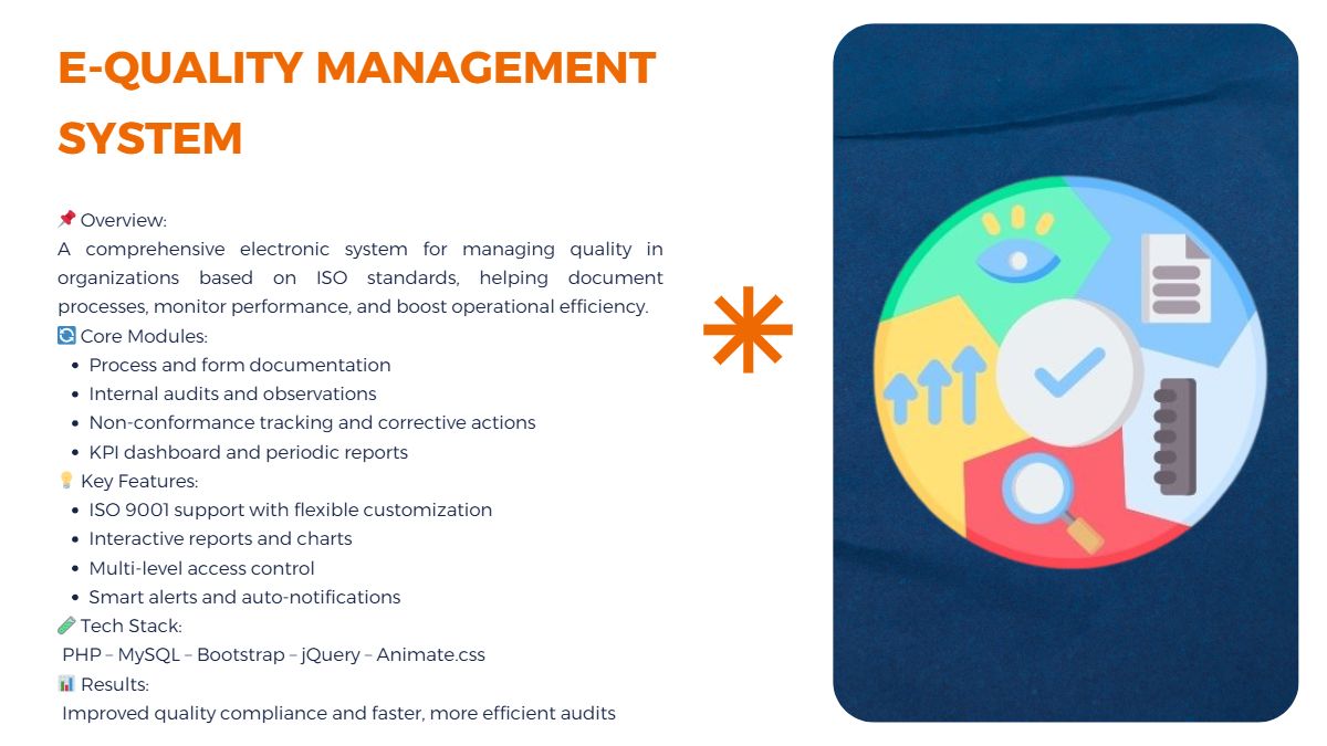 E-Quality Management System
